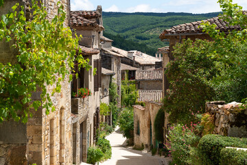 Fototapeta na wymiar Village de Bruniquel, Tarn-et-Garonne, France