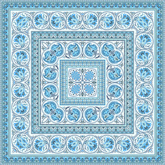 Vector floral ethnic ornamental illustration