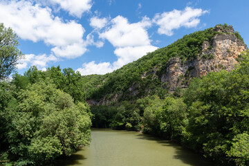Obraz premium Gorges de l'Aveyron près de Bruniquel