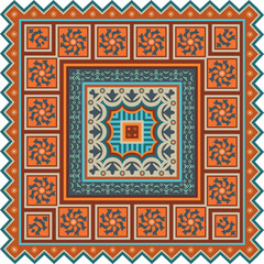 Vector decorative ethnic ornamental illustration