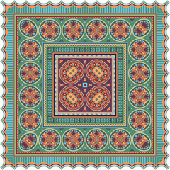 Vector decorative ethnic ornamental illustration