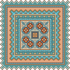 Vector decorative ethnic ornamental illustration