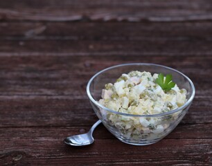 cottage cheese in a bowl