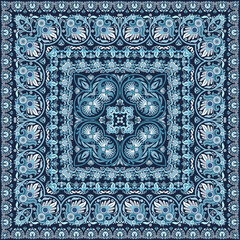 Vector floral ethnic ornamental illustration