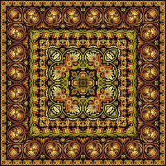 Vector decorative ethnic ornamental illustration