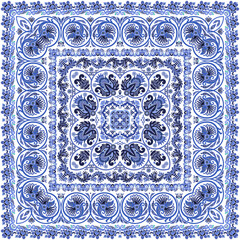 Vector floral ethnic ornamental illustration