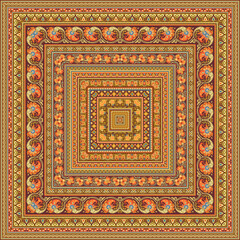 Vector decorative ethnic ornamental illustration