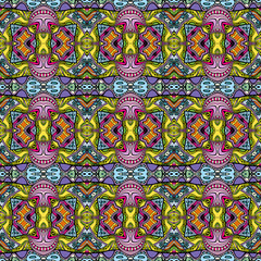 Vector abstract modern cartoon seamless pattern