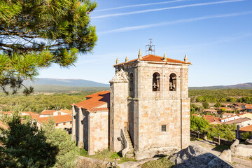 Parish Church of St Peter the Apostle in Hacinas town, province of Burgos, Castile and Leon, Spain