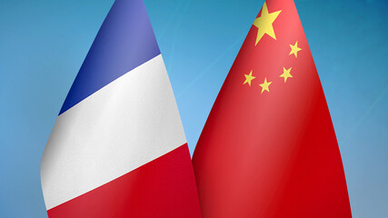 France and China two flags