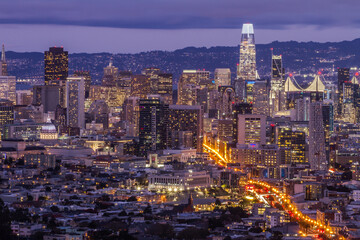 Fototapeta na wymiar The City of San Francisco 2020