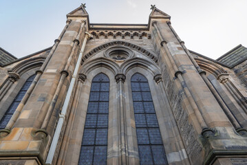 Fototapeta na wymiar St Mary the Virgin Cathedral in Edinburgh city, Scotland, UK