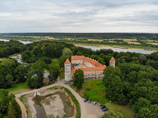Fototapeta na wymiar Panemune castle in Vytenai town, Lithuania