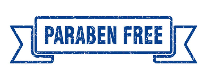 paraben free grunge vintage retro band. paraben free ribbon
