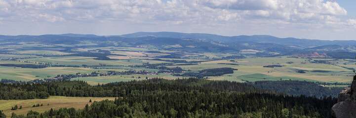  View from the top of Szczeliniec Wielki - Table Mountains - Sudetes - Poland