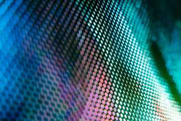 CloseUp LED blurred screen. LED soft focus background. abstract background ideal for design.