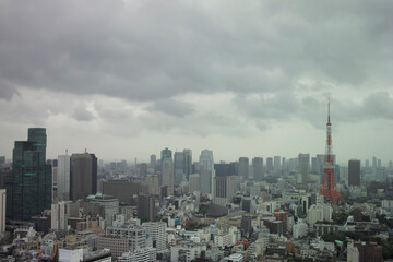 Fototapeta na wymiar 六本木からの東京タワー