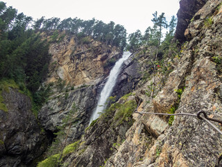 Lehner Waterfall via ferrata near Oberried
