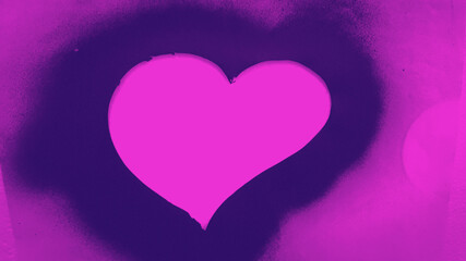 pink heart on a pink background