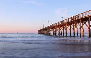 Summer morning at Surf City Ocean Pier, NC