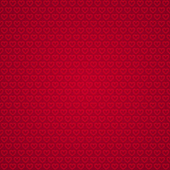 Red Heart Shaped Background