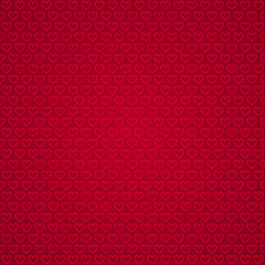 Red Heart Shaped Background