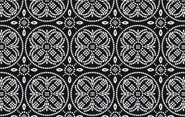 Indonesian traditional batik motifs. with a very artistic dots pattern