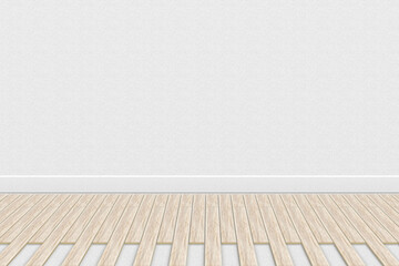Wallpaper with solid wood floors in empty room furniture background