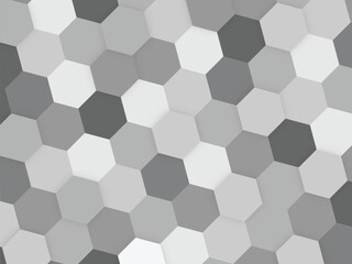 Abstract geometric or isometric tile honeycomb texture colorful polygon or low poly vector technology concept background.