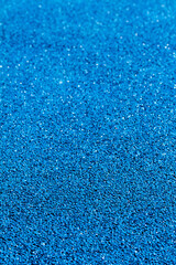 Obraz premium Blue rubber grain macro - blur effect on rainy days