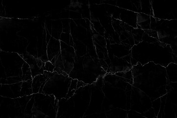 Black marble natural pattern for background, abstract black and white