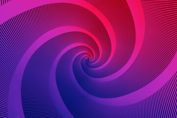 Red and blue dream vortex line contracted background