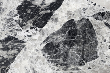 abstract natural marble black and white patterned texture for background