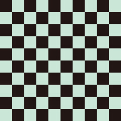 Fototapeta premium 市松模様 黒×緑 L 7