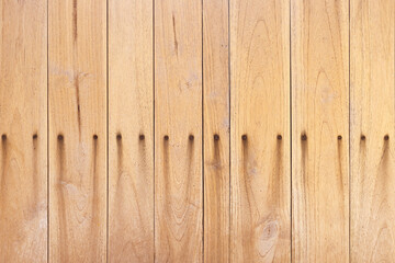 wooden wall with stain rust from old screws texture background