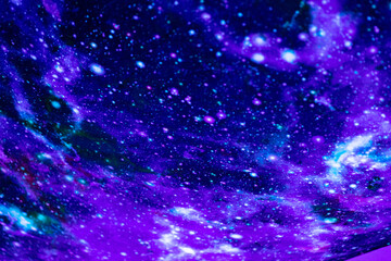 Starscape for background under black light