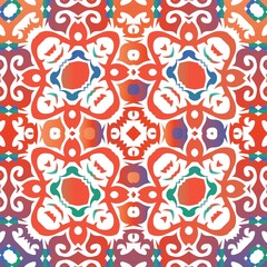 Antique talavera tiles patchwork.