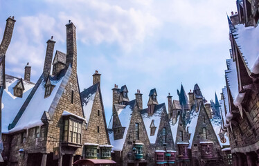 Naklejka premium Orlando, Florida, USA - May 09, 2018: The Wizarding World of Harry Potter