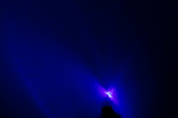 Laser light for backgrounds