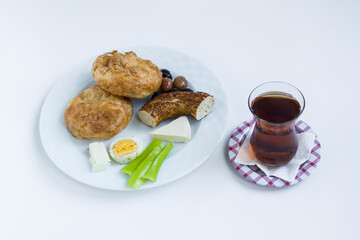 Traditional Turkish Savory Pastry 