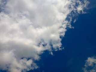 Sky and white clouds As an abstract background