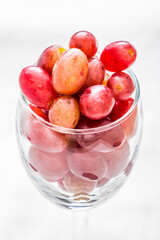 Close-up of red grape still life