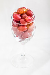 Close-up of red grape still life