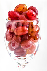 Close-up of red grape still life