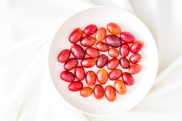 Close-up of red grape still life
