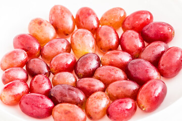 Close-up of red grape still life