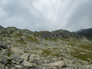 Sponser lakes in the Meraner Land in the Texelgruppe nature park