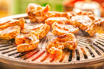 A delicious barbecue of lamb meat　5656
