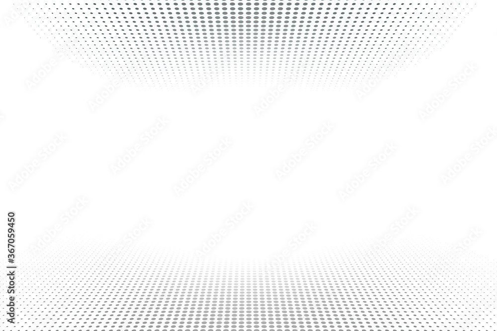 Fototapete background grey and white halftone at modern bright art. blurred pattern raster effect. abstract cre