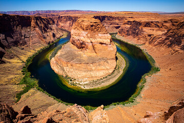 Canyon Adventure Travel Relax Concept. Autumn holiday concept. Glen Canyon.